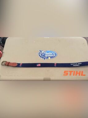 Smathers & Branson US Open Needlepoint Belt (Size 44)